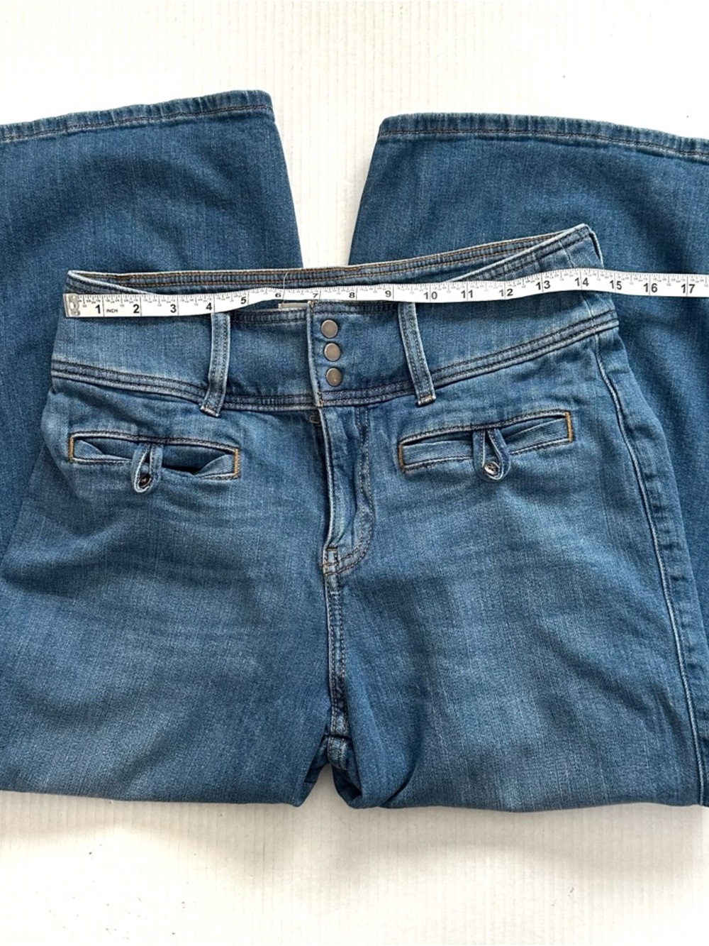 Anthropologie Pilcro Wide Leg Crop Jeans Size 29 - Picture 10 of 14